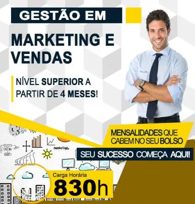 Gestão em Marketing e vendas