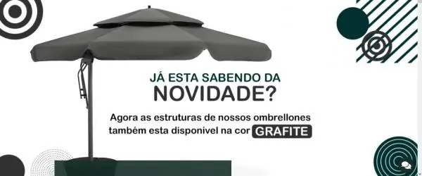 Troca de Tecido de Ombrelone Lateral -  Jabaquara