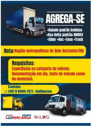 Agrega-se Bi-Truck, Truck, Sider, ou baiado padrão bebidas.