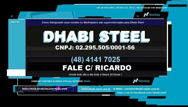Antes de fechar fale sobre galvalume com a Dhabi Steel
