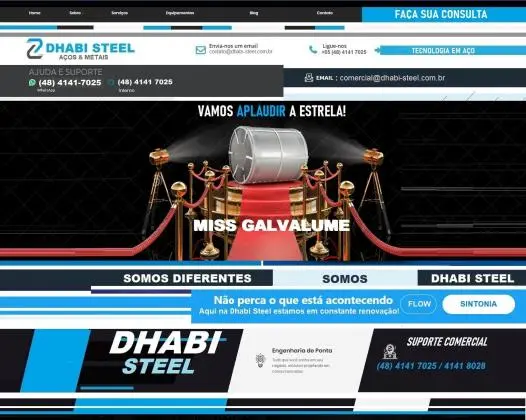 -Dhabi Steel a força do aço no Brasil e trade com Galvalume