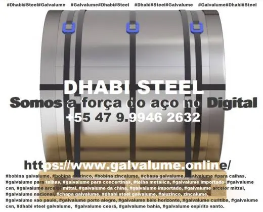 Dhabi Steel - Bobina de Aço Galvalume