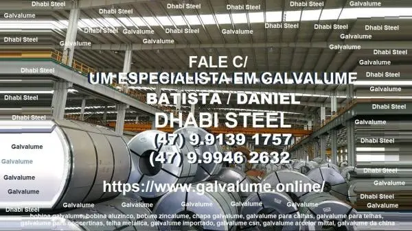 Dhabi Steel - Bobina de Aço Galvalume