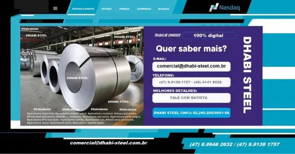 Dhabi Steel - Bobina de Aço Galvalume