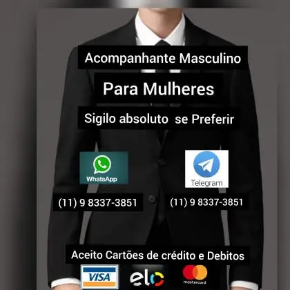 PARA MULHERES ACOMPANHANTE MASCULINO EM SÃO PAULO ZONA LESTE SIGILO TOTAL E TOTAL DISCRIÇÃO (11) 9 8337-3851 MARCELO