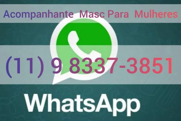PARA MULHERES ACOMPANHANTE MASCULINO EM SÃO PAULO ZONA LESTE SIGILO TOTAL E TOTAL DISCRIÇÃO (11) 9 8337-3851 MARCELO