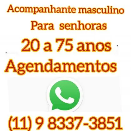 PARA MULHERES ACOMPANHANTE MASCULINO EM SÃO PAULO ZONA LESTE SIGILO TOTAL E TOTAL DISCRIÇÃO (11) 9 8337-3851 MARCELO