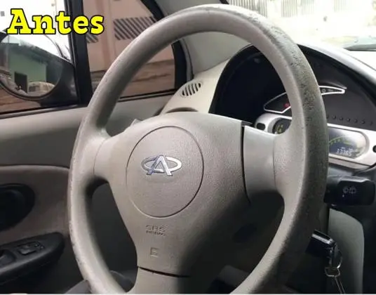 Recuperação De Volantes Automotivos Com Capa De Couro Ou Corvin Costurada A Mão