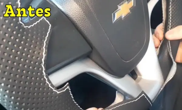 Recuperação De Volantes Automotivos Com Capa De Couro Ou Corvin Costurada A Mão