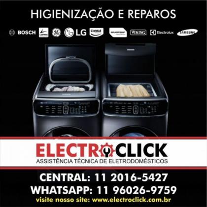 Reparos técnicos para lavadora e secadora