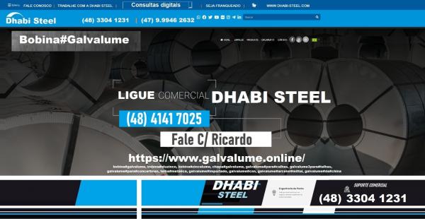 Rolo Galvalume  0,40mm x 1200mm é na #Dhabi Steel