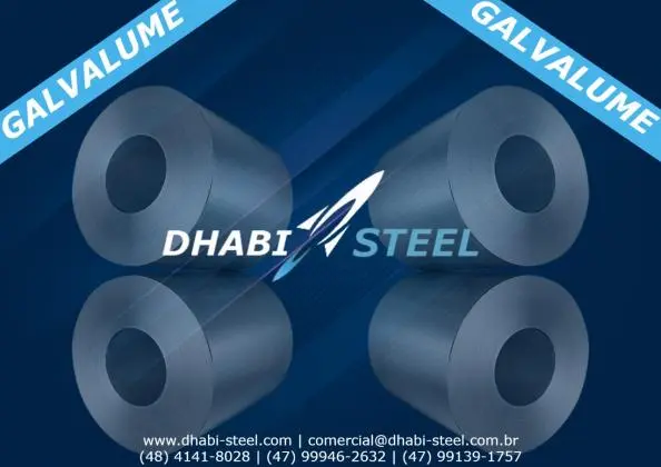 Somos a força do Galvalume no Brasil #Dhabi Steel