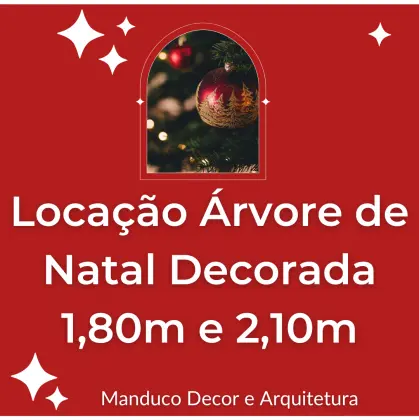 Locação de árvore de Natal decorada da Manduco Decor e Arquitetura - Brasília DF