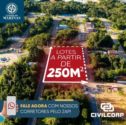 Lote Vivenda das Marinas 250m2 Tarumã