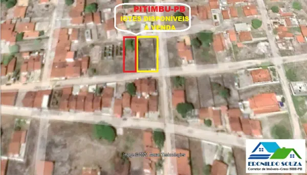 PITIMBU-PB/BRASIL  - LOTE DE TERRENO DE ESQUINA À VENDA NO LOT. PRAIA AZUL A 300M DA PRAIA