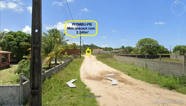 PITIMBU-PB/BRASIL  - MINI CHÁCARA NA PRAIA DE PONTA DE COQUEIRO