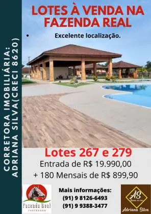 Lotes na Fazenda Real