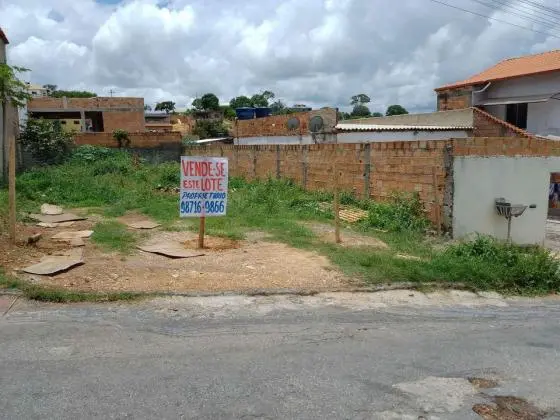 Vendo Lote 250m2 bairro Serra Dourada / Vespasiano