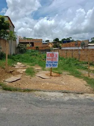 Vendo Lote 250m2 bairro Serra Dourada / Vespasiano