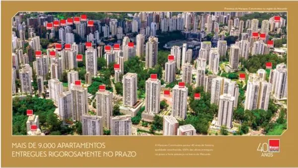 Apartamentos com 57m2 ou 91m2