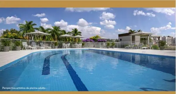Apartamentos com 57m2 ou 91m2