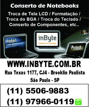 Conserto Notebooks Dell Asus Samsung Vl. Olimpia