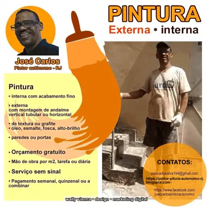 José Carlos Pintor autônomo RJ