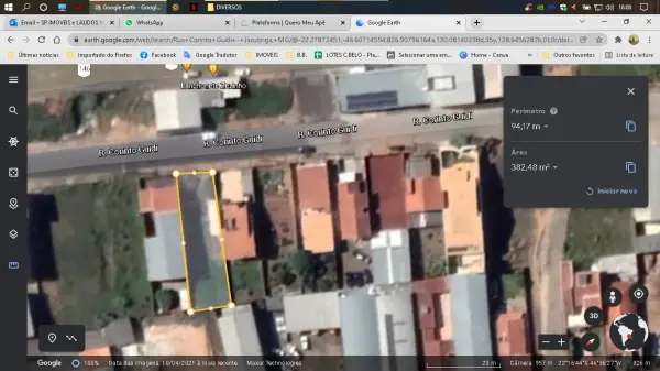 Vende no centro 370 m2 Jacutinga-MG