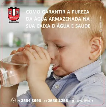 Como garantir a pureza da água armazenada na sua caixa d'água