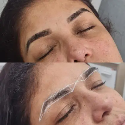 Design Sobrancelhas micropirgmentação fio a fio henna
