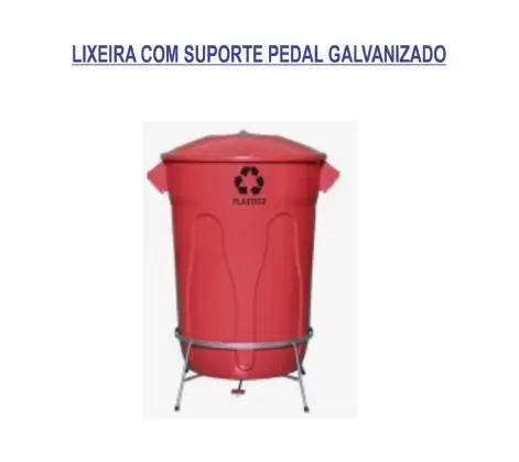 Lixeiras parede compactas-separação  coleta seletiva