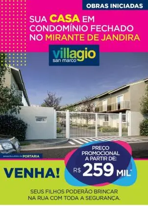 Condominio de casas Com 68m2, possuem 2 dormitórios com terraço em Jandira
