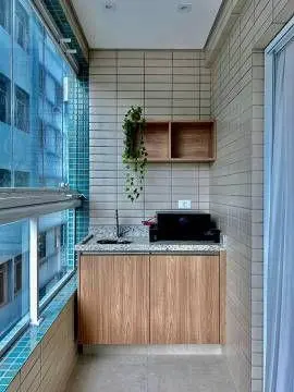 Apartamento à venda no Itararé em São Vicente - Frente ao mar