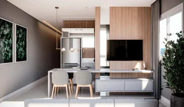 Apartamento com 02 suítes na praia em Porto Belo