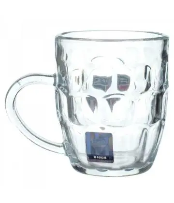 Caneca Vidro 310ml Com Abridor - SPFC