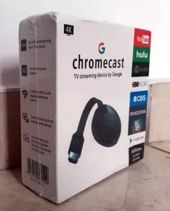 Chromecast 4K TV Streaming 2.4 GHz Wi-Fi
