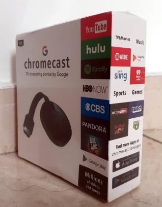 Chromecast 4K TV Streaming 2.4 GHz Wi-Fi