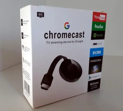 Chromecast 4K TV Streaming 2.4 GHz Wi-Fi