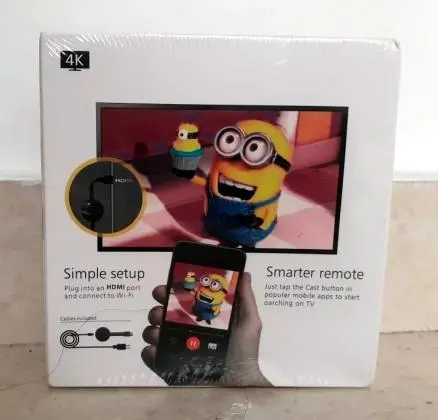 Chromecast 4K TV Streaming 2.4 GHz Wi-Fi