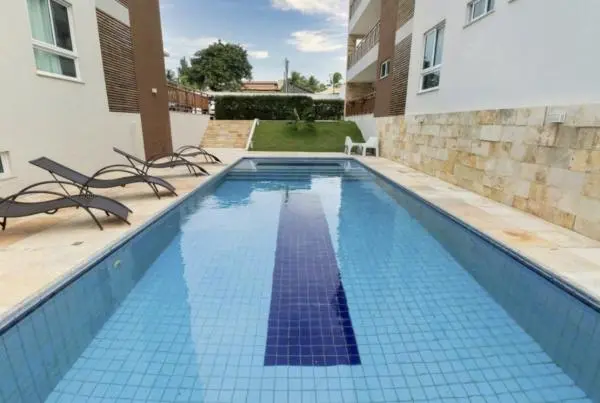Apartamento mobiliado com vista mar