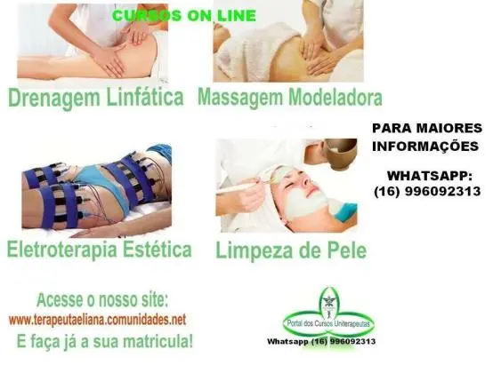 Curso de estética e massagem