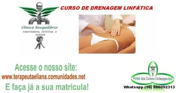Curso de estética e massagem