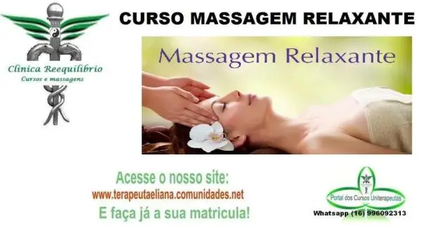 Curso de estética e massagem