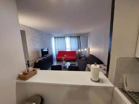 Espaçoso apartamento estúdio mobiliado de 55 m2