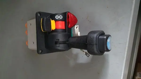 joystic caçamba basculante