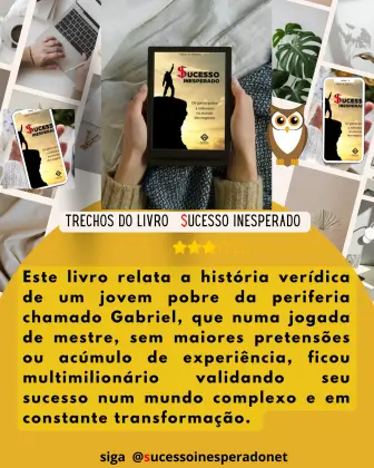 Livro - E-book Sucesso Inesperado Autora Fátima A. Debonis