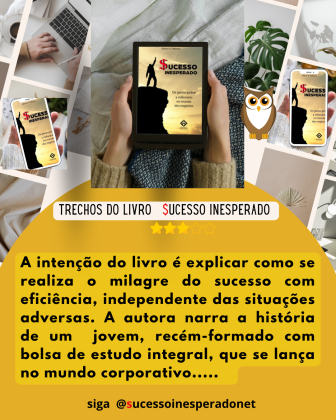 Livro - E-book Sucesso Inesperado Autora Fátima A. Debonis