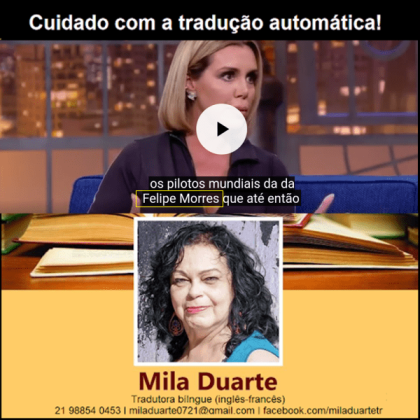 Mila Duarte tradutor(a) autônomo(a) freelancer, RJ