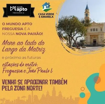Mundo Apto Freguesia - Breve lançamento - 2 dormitórios com terraço