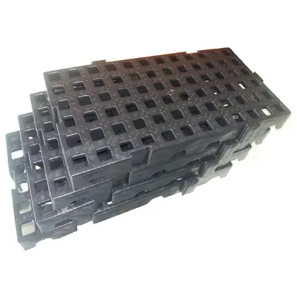 Estrados Pallet piso plástico 50x25x4, 5
